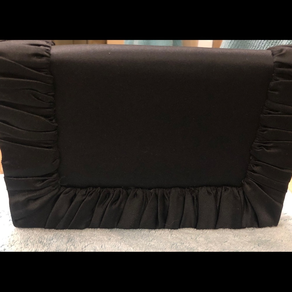 Black silk handbag. Great condition.